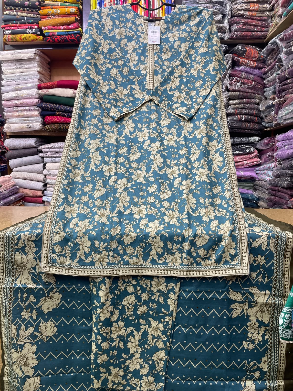 Bin Saeed Winter Collection - 3 Piece Ready-to-Wear Stitched Printed Khaddar Suit